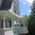 Windsong West Elevation and Round Porch